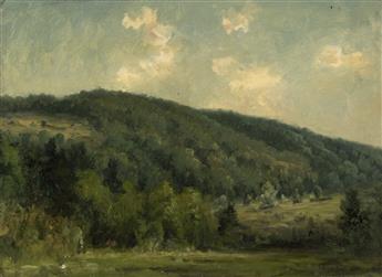 M. DEFOREST BOLMER Landscape with a Wooded Hillside.